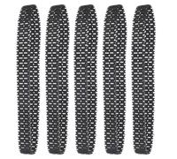 Gatuida Cingoli in Gomma per Carri Armati 5 Pezzi Ricambio per Modelli di Carro Armato Telecomandato e Robot Facile da Installare Resistente e Adatto a Superfici Scivolose