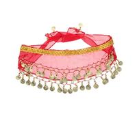 Gatuida Cintura Decorativa Per Del Ventre Nappe e Monete Realizzata Materiali Delicati Sulla Adatta Ragazzo Diverse Età Per Esibizioni e Pratica