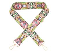 Gatuida Cinturino Regolabile per Banjo Motivo Floreale Vintage, Cinghia Resistente e Anti-usura per Strumenti a Corda, Accessorio Pratico per Musicisti e Protezione da Cadute