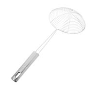 Gatuida Colino Cucchiaio Acciaio con Rete Fine per Scolare Pasta e Frittura Cucchiaio Filtrante Olio Multifunzionale per Cucina Scolapasta per Noodles e Ravioli