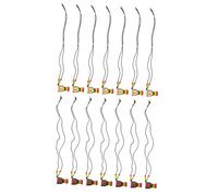 Gatuida Collana Ciondolo a Tamburo Africano 14 Pezzi Set in Legno Naturale, Decorativa e Resistente, Bijoux da Donna per Festival e Feste Estive