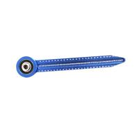 Gatuida Compasso per Disegno Circolare in Alluminio Blu Righello Portatile per Marcatura di Precisione Strumento Professionale per Falegnameria e Ingegneria