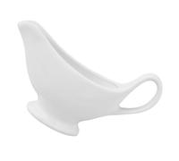 Gatuida Contenitore in Ceramica Bianca per Salse e Condimenti Versatile per Cucina e Ristorante Forma a Nave per Salsa e Dressing Resistente e Sicuro per Uso Quotidiano