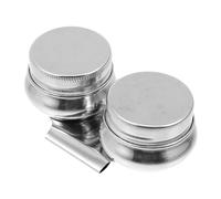 Gatuida Contenitore per Pulizia Pennelli Doppia Vasca e Coperchio Rimovibile, Supporto per Pennelli Pittura Artistica per Oli e Acrilici, per Uso Domestico e All'aperto