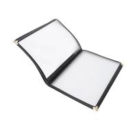 Gatuida Copertina Trasparente per Menu A4 Protettore Portatile Antiolio per Ristoranti Bar e Hotel Copertina Resistente e Salvaspazio per Cartella Menu Cucina