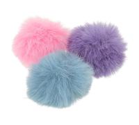 Gatuida Copertura per Microfono Lavalier in Peluche Portatile, 3 Pezzi Antivento e Anti Pop per Microfoni da 0.5-1.2cm, per Interviste e Discorsi