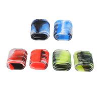 Gatuida Coperture per Manopole del Mulinello da Pesca 6 Pezzi in Gomma Antiscivolo Colorate, Protezione Sostitutiva Impugnatura Mulinello per Pesca Sportiva e Ricreativa, Accessori