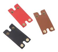 Gatuida Coperture Protettive per Testine di Rasoio Manuale in Pelle Composita, Set da 3 Pezzi Colorati, Custodie Leggere e Resistenti per Protezione e Trasporto Sicuro del Rasoio Uomo