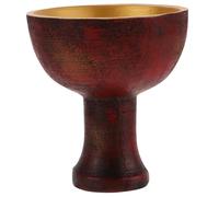 Gatuida Coppa Sacrificale in Resina per Cerimonie Religiose Ornamento Decorativo per Altare Strumento per Offerte Spirituali Oggetto Sacro per Preghiera Design Delicato e Sicuro