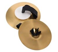 Gatuida Coppia Di Piatti in Metallo 8 Per Spettacoli Scolastici, Strumento Musicale Portatile Per Ragazzo Ragazza, Accessorio Per Performance e Feste Di Danza