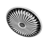 Gatuida Coprimozzi per Auto Universali da 14 Pollici Copricerchi Set Decorativo in Argento