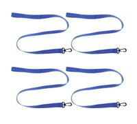 Gatuida Corda da Passeggio per Ragazzi 4 Unità in Nylon e Plastica con Ganci per Sicurezza All'asilo Nido e Scuole Materne Colore Navy