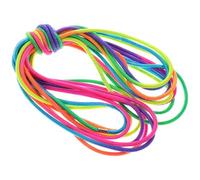 Gatuida Corda Elastica per Saltare Cinese per 7 Metri Sacchetto Portaoggetti Gioco all'Aperto Fascia Elastica Multicolore per Attività Sportive e Coordinazione Colore Colore Casuale