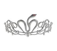 Gatuida Corona Nuziale Serpente Egiziano in Lega Strass Copricapo da Sposa Elegante e Leggero Accessori per Chioma da Donna per Matrimoni Feste di Compleanno e Halloween