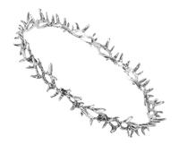 Gatuida Corona Sposa Da Donna in Metallo Anticato Nuziale Leggera e Resistente Per Matrimonio Festa e Ballo Di Fine Anno Accessorio Elegante Senza Strass