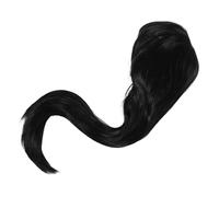Gatuida Costume Wig Long Straight With Natural Bangs Lightweight Breathable Synthetic Hair For Cosplay Daily Wear And Party Use Durable And Washable