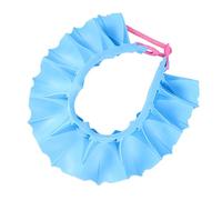 Gatuida Cuffia Regolabile per Silicone Protezione Orecchie e Occhi Cappellino Shampoo Antigoccia per Ragazzo Blu