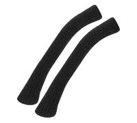 Gatuida Cuscinetti Morbidi per Astine Occhiali in Tricotato Nero Protezione Antiscivolo per Montature Sottili Copri Terminali per Tempio Facili da Installare e Rimuovere