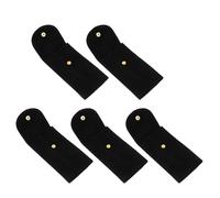 Gatuida Custodia da Viaggio per Orologio 5 Pezzi in Velluto con Chiusura a Bottone Organizer Portatile Anti-Graffio per Orologi da Polso Uomo e Donna Custodia Protettiva Compatta per