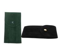 Gatuida Custodia da Viaggio per Orologio da Uomo in Velluto Anti-pelucchi, Set 2 Pezzi Bottone, Protezione Antiurto per Trasporto e Regalo