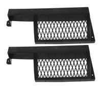 Gatuida Custodia Rete Porta-obiettivo Calcio Balilla in Plastica Nera, Set 2 Pezzi Ricambio Contenitore Raccolta Palline per Gioco Tavolo Calcio Balilla, Accessorio per Partite Familiari