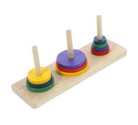 Gatuida Da Tavolo Legno Colorato Puzzle Intellettuale Hanoi Per Adulti e Abilità Per Feste e Attività Ricreative Sviluppo Della Creatività e