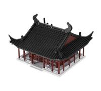 Gatuida Decorazione Architettonica Cinese Miniatura Antica per Scultura di Paesaggio Micro in Plastica Accessorio per Giardini delle Fate Paesaggio per per Acquari