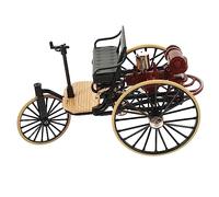 Gatuida Di Auto Simulata Triciclo Classico Annata Arredamento Desktop Decorativo Decorazioni per Bici per La Casa Ornamenti Desktop Artigianato d'Epoca Lega Nero