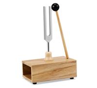 Gatuida Diapason in Lega di Alluminio 528hz per Yoga e Sperimentazioni, Suono Chiaro e Facile da Usare con Martello Incluso, Set Completo per Accordatura e Meditazione