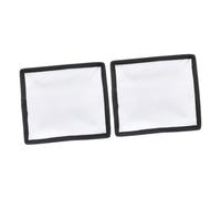 Gatuida Diffusore Flash 2 Pezzi 15x17 Cm Copertura Morbida per Fotografia Ritratti Matrimonio e Video Streaming Chiusura a Strappo Compatibile Lampade Flash Quadrate