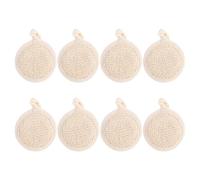 Gatuida Dischetti Esfolianti per Viso 8 Pezzi Scrubber Morbidi in Fibra Naturale Accessori per la Pulizia e Cura della Pelle per Uso Quotidiano Spa e Viaggio