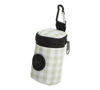Gatuida Dispenser per sacchetti per pannolini, astuccio con clip da | Porta sacchetti per rifiuti portatile, custodia arrotolabile con cerniera per sacchetti per pannolini, accessorio da viaggio