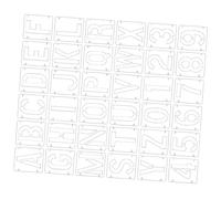 Gatuida Distencil per Lettere e Numeri Stencil Riutilizzabili in Plastica Stencil da Disegno per Ragazzo Ragazza Ragazza e Adulti Modelli per Pittura su Tutto per Decorazioni Casa e Lavori