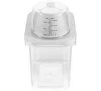 Gatuida Distributore Bucato Trasparente con Misurino e Tappo Sicuro Dosatore Detersivo Liquido Riutilizzabile Antigoccia Contenitore Multiuso per Bagno e Lavanderia