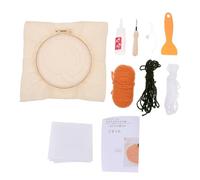 Gatuida DIY per Sottobicchieri Punch Needle Inossidabile Kit Starter per Ricamo Creativo Materiali Resistenti e Colorati per Fai da Te Manuale Dettagliato per Adulti