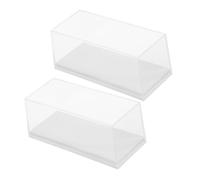 Gatuida Espositore per Modellini Auto in Acrilico Trasparente 2 Antipolvere e Sicuro Design Elegante per Collezionisti Auto Teca Piccola