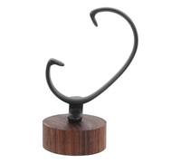 Gatuida Espositore per Orologi da Polso in Legno di Noce Nero, Supporto Staccabile Antigraffio per Uomo e Donna, Base Creativa per Esposizione e Conservazione Elegante