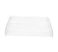 Gatuida Espositore Trasparente Multi Livello Strati per Snack e Statuette Organizer Compatto e Stabile per Design Gradini per Esposizione Ordinata e