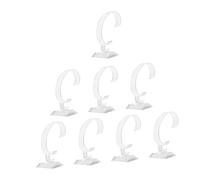 Gatuida Espositori Trasparenti per Orologi C-shaped in Plastica, Supporto da Tavolo per 12 Pezzi, Porta Orologi e Bracciali per Negozi, Casa e Esposizioni, Protezione Antigraffio