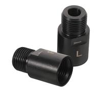 Gatuida Estensori Pedali Bici in Acciaio Neri Adattatori Prolunghe Assali per Bici da Corsa e Mountain Bike Migliorano Efficienza e Comfort di Pedalata Installazione Rapida senza Attrezzi