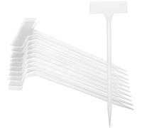 Gatuida Etichette per Piante per Identificazione Sistemica 35 Pezzi 30cm in Plastica Bianca Marcatori Versatili per Giardino Esterno e Composizioni in Vaso