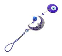 Gatuida Evil Eye Appendibile con Charm Blu Amuleto Protettivo da Parete e Decorazione Vintage per Giardino e Interni