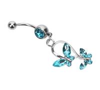 Gatuida Farfalla Piercing All in Acciaio Decorazioni Per Pancia Donna Accessori Per Da Spiaggia