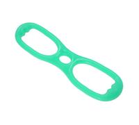 Gatuida Fasce Elastiche per Fitness Silicone Verde Strumento per Allenamento Muscolare e Yoga Resistente e Facile per Esercizi e Stretching e Portatile per