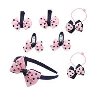 Gatuida Fasce per Capelli Eleganti Accessori per Capelli Forcine Decorative Scelte Tiara da Regalare Piccolo Fiocco a Sette Forcine Variante