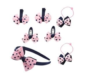 Gatuida Fasce per Capelli Eleganti Accessori per Capelli Forcine Decorative Scelte Tiara da Regalare Piccolo Fiocco a Sette Forcine Variante