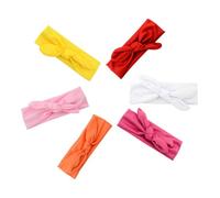Gatuida Fasce per Chioma Fiocco Elastiche per Ragazzo Ragazza Unisex Morbido, Accessori Chioma per Ragazzo Ragazza e Bambine, Perfette per Uso Quotidiano e Regali, Set da 6 Pezzi Colorati
