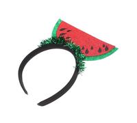 Gatuida Fascia Capelli Anguria Effetto Realistico Accessorio Frutta Morbido e Confortevole per Feste Estive e Photo Booth Decorazione Capelli Colorata e Divertente