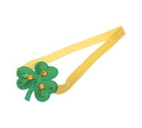 Gatuida Fascia per Chioma Verde Trifoglio in Poliestere e Pp, Comoda e Versatile per Feste di San Patrizio e Spettacoli Sul Palco
