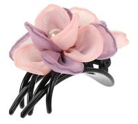 Gatuida Fermaglio per Chioma Donna a Clip Becco a Coccodrillo Molletta Decorativa Fiori di Seta Antiscivolo e Flessibile per Acconciature Quotidiane e Feste